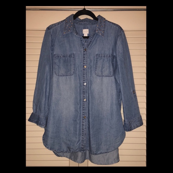chicos chambray shirt